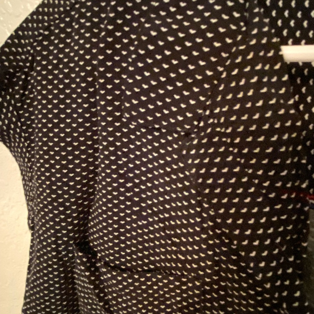 Black Polka Dot Women's Top - Picture 2 of 3